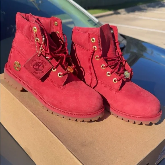 Timberland | Shoes | Timberland Bold Red Boots | Poshmark display picture 3